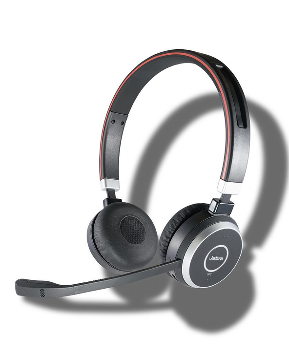 AGFEO Evolve 65 BT Duo Casque Sans fil Arceau Appels/Musique Bluetooth Gris