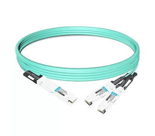 Nvidia MFA7U10-H003 câble InfiniBand et à fibres optiques 3 m QSFP 2x QSFP56 Bleu