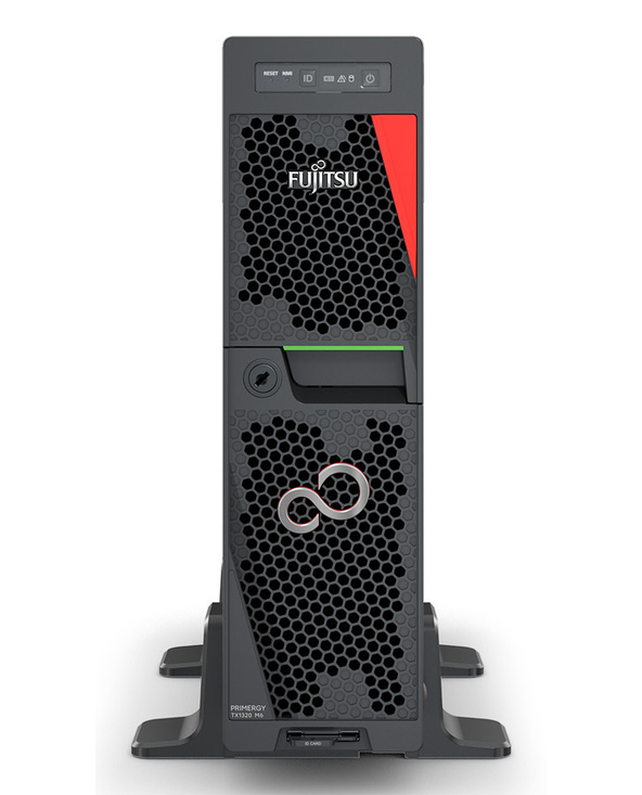 Fujitsu PRIMERGY TX1320 M6 serveur Ultra Micro Tower Intel Xeon E E-2488 3,2 GHz 32 Go DDR5-SDRAM 500 W
