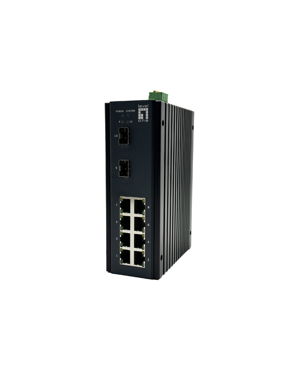 LevelOne IGU-1071 commutateur réseau Géré L2+ Gigabit Ethernet (10/100/1000) Noir