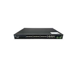 LevelOne IGU-2872 commutateur réseau Géré L2+ Noir