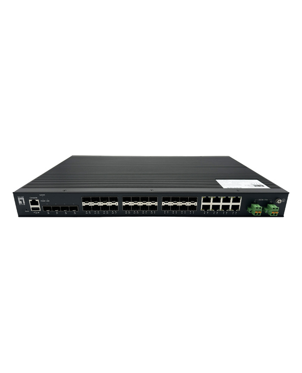 LevelOne IGU-2872 commutateur réseau Géré L2+ Noir