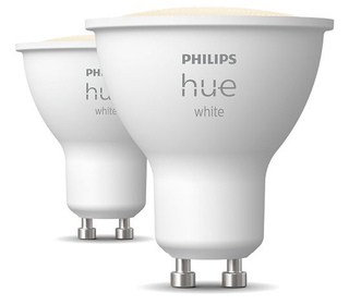 Philips Hue White GU10 Spot d'éclairage intelligent Bluetooth/Zigbee 4,2 W