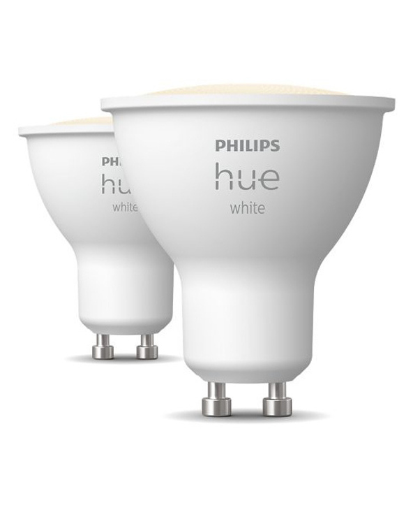 Philips Hue White GU10 Spot d'éclairage intelligent Bluetooth/Zigbee 4,2 W