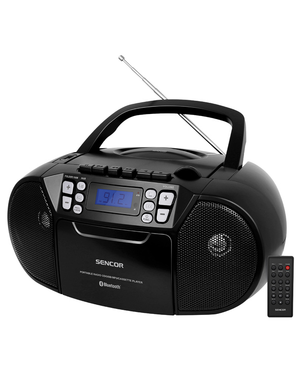 Sencor SPT 3907 B Système stéréo portable Numérique 4 W FM Noir Lecture de MP3