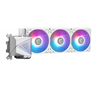 MSI MAG CORELIQUID I360 WHITE système de refroidissement d’ordinateur Processeur Refroidisseur de liquide tout-en-un 12 cm Blanc