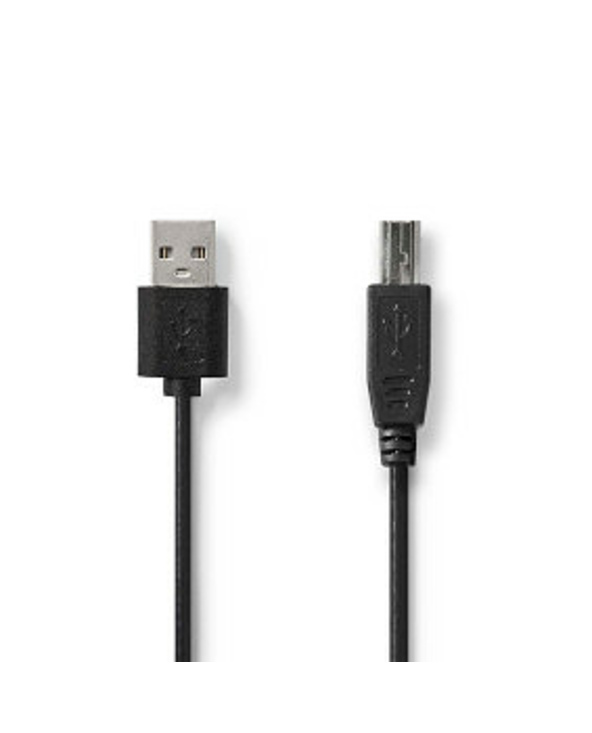 Nedis CCGL60101BK20 câble USB USB 2.0 2 m USB A USB B Noir