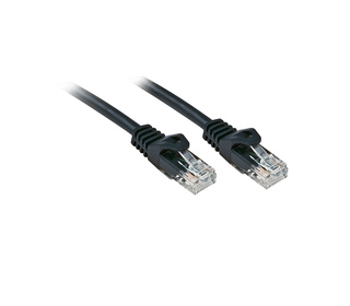 Lindy Rj45/Rj45 Cat6 3m câble de réseau Noir U/UTP (UTP)