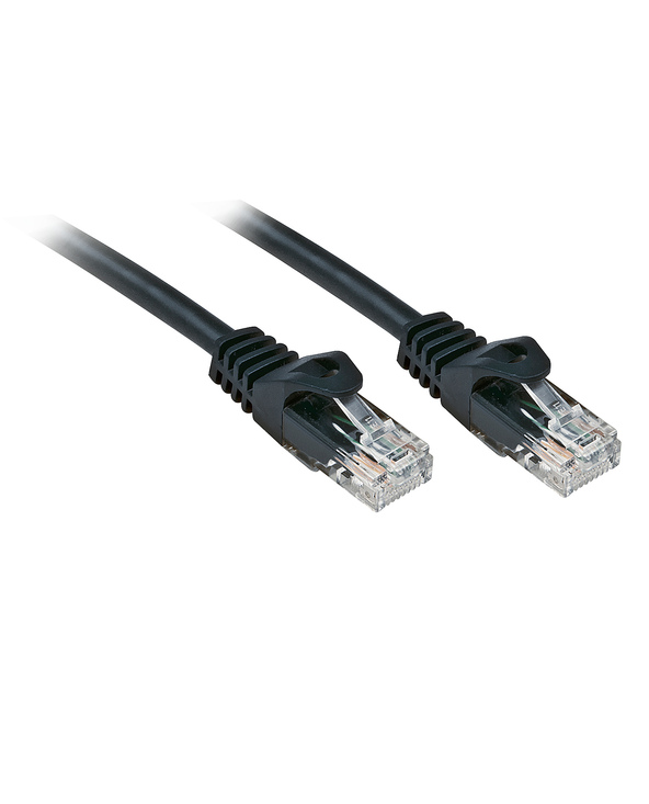 Lindy Rj45/Rj45 Cat6 3m câble de réseau Noir U/UTP (UTP)