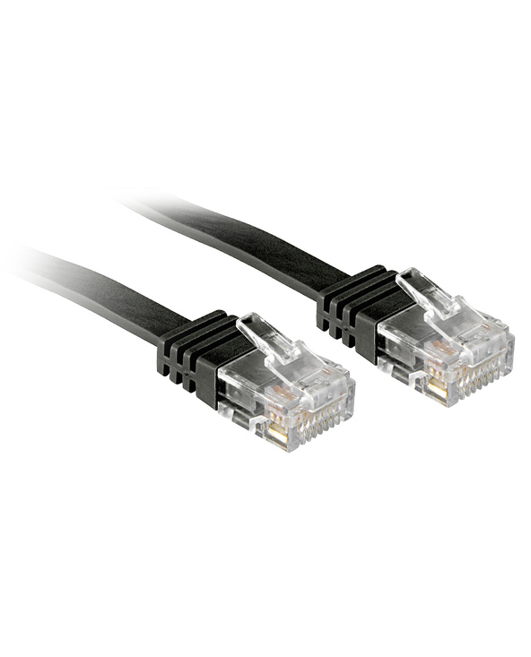 Lindy 3m Cat.6 câble de réseau Noir Cat6