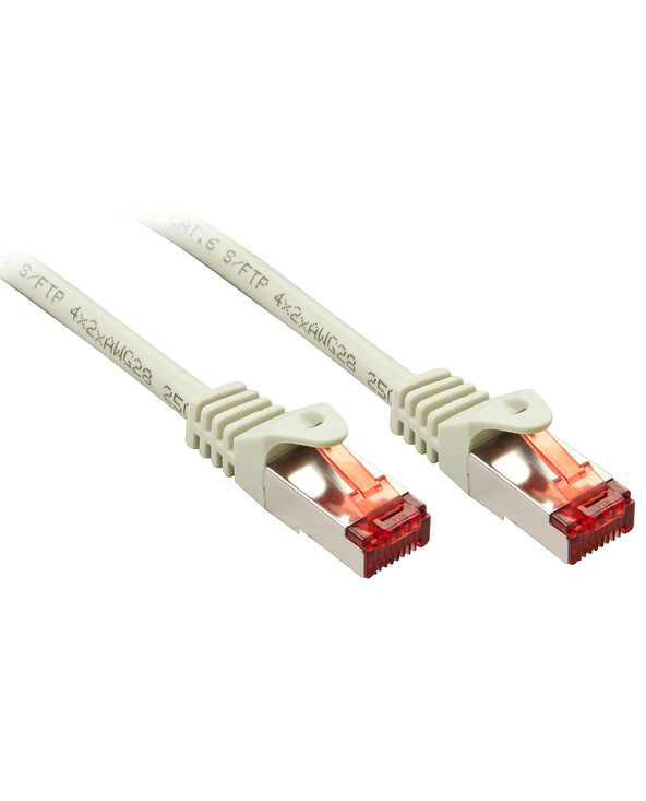 Lindy Cat.6 S/FTP 5m câble de réseau Gris Cat6 S/FTP (S-STP)