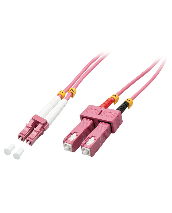 Lindy 46361 câble InfiniBand et à fibres optiques 2 m LC SC Rose