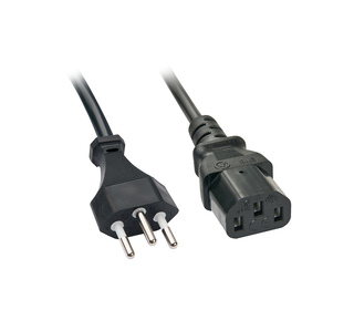 Lindy 30419 câble électrique Noir 5 m Coupleur C13