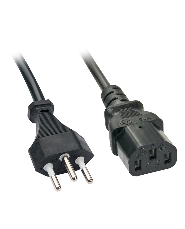 Lindy 30419 câble électrique Noir 5 m Coupleur C13