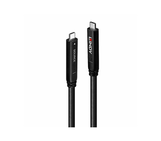 Lindy 43399 câble USB USB 3.2 Gen 1 (3.1 Gen 1) 15 m USB C Noir