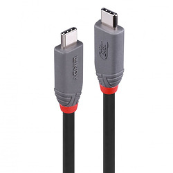 Lindy 36956 câble USB USB4 Gen 3x2 0,8 m USB C Noir