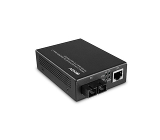 Lindy 25119 convertisseur de support réseau 850 nm Multimode Noir