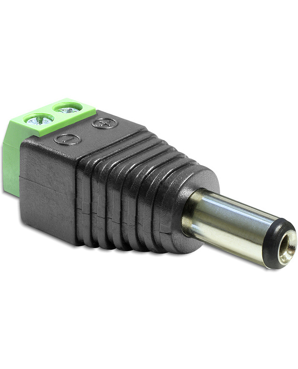 DeLOCK 65396 changeur de genre de câble DC 2.1 x 5.5 mm 2p Noir, Vert