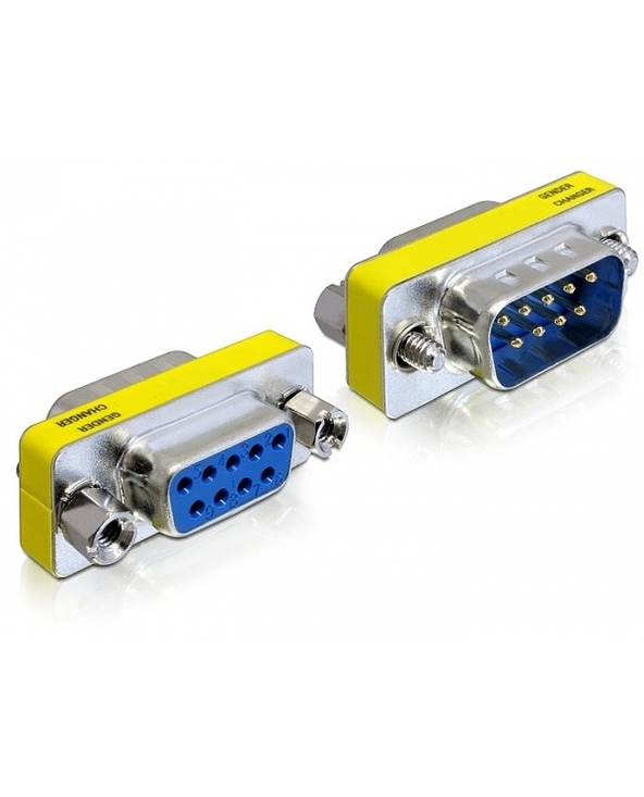 DeLOCK 65249 changeur de genre de câble 9-p DSUB Argent