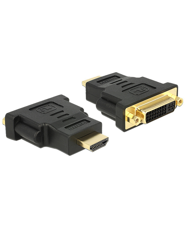 DeLOCK 65467 changeur de genre de câble HDMI DVI 24+5 Noir
