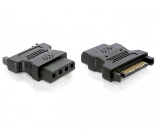 DeLOCK Adapter Power - IDE drive  4 Pin SATA 15 p IDE 4p Noir