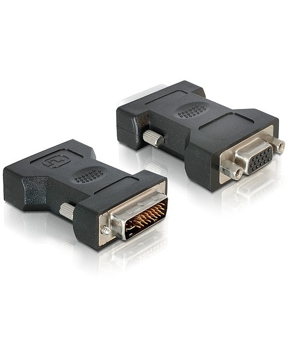 DeLOCK VGA 15pin F  DVI 24+5 M DVI-I 15pin VGA Noir