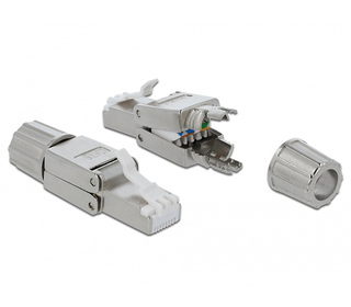 DeLOCK 86476 connecteur de fils RJ-45 Gris