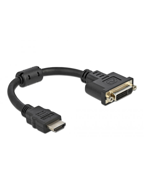 DeLOCK Adaptateur HDMI mâle vers DVI 24+5 femelle 4K 30 Hz 20 cm