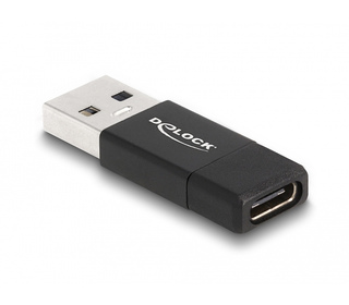 DeLOCK Adaptateur USB 3.2 Gen 2 USB Type-A mâle à USB Type-C active femelle, noir