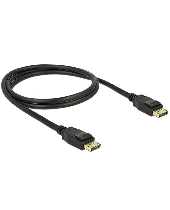 DeLOCK 1m Displayport 1.2a Noir