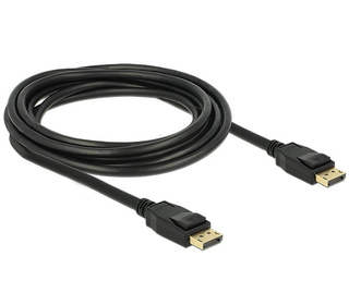 DeLOCK 3m Displayport 1.2a Noir