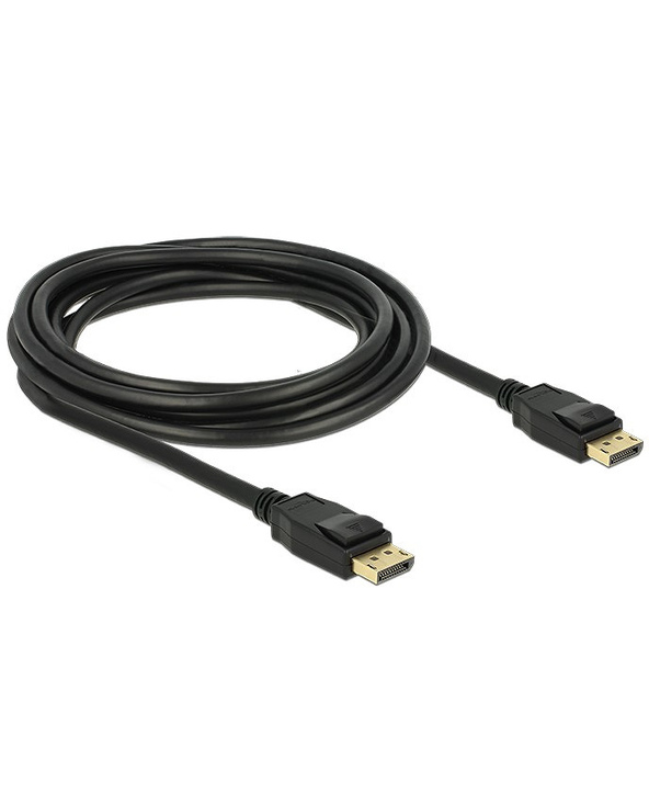 DeLOCK 3m Displayport 1.2a Noir