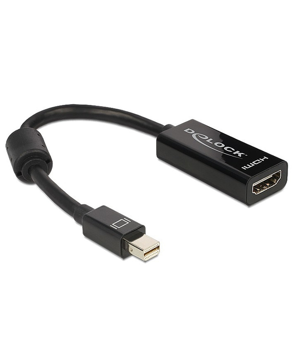 DeLOCK Adapter mini Displayport / HDMI 0,18 m HDMI Type A (Standard) Noir