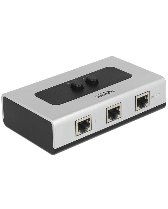 DeLOCK 87673 hub & concentrateur 1000 Mbit/s Noir, Gris