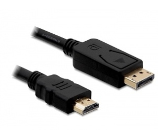 DeLOCK Cable Displayport  HDMI m/m 2m Noir