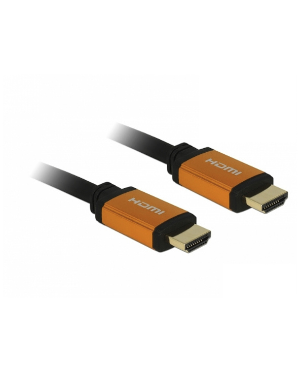 DeLOCK 85729 câble HDMI 2 m HDMI Type A (Standard) Noir, Or