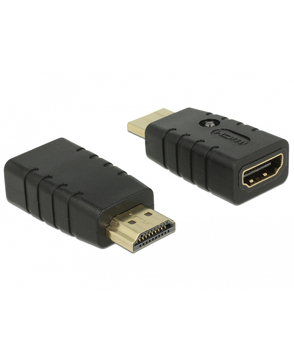 DeLOCK 63320 changeur de genre de câble 1 x HDMI-A 19 pin Noir