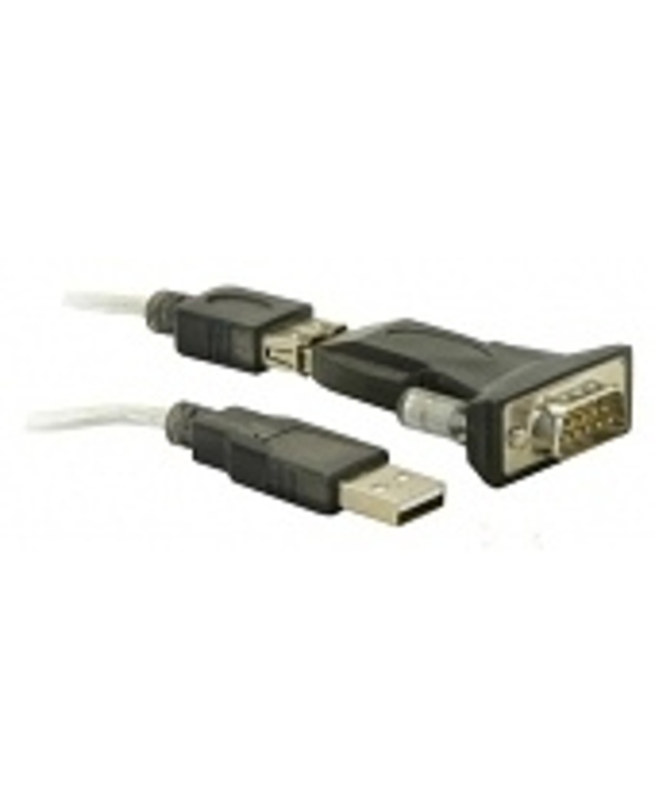 DeLOCK USB 2.0 to Serial Adapter câble Série Noir USB Type-A DB-9