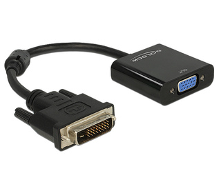 DeLOCK 0.16m DVI-D/VGA 0,245 m VGA (D-Sub) Noir