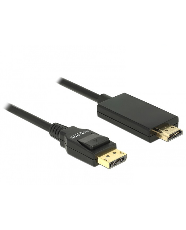 DeLOCK 85317 câble vidéo et adaptateur 2 m DisplayPort HDMI Noir