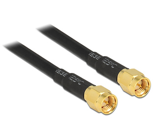 DeLOCK 88891 câble coaxial LMR195 5 m Noir