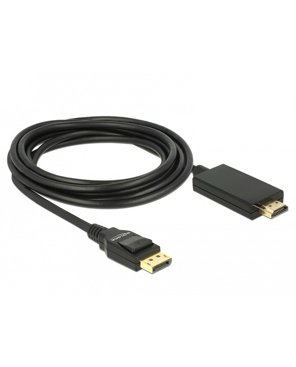 DeLOCK 85318 câble vidéo et adaptateur 3 m DisplayPort HDMI Noir