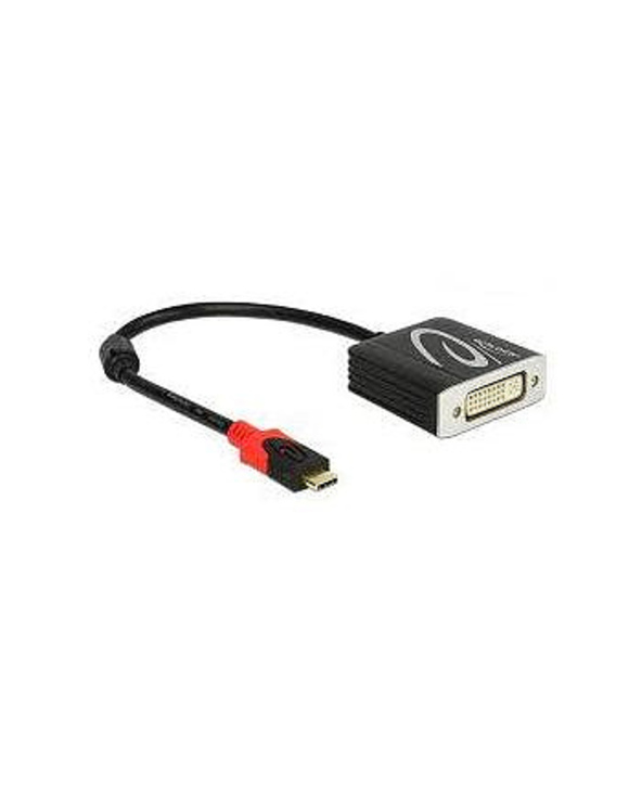 DeLOCK 62734 câble vidéo et adaptateur 0,2 m DisplayPort HDMI Type A (Standard) Noir