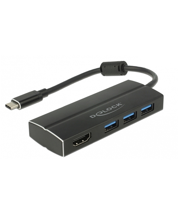 DeLOCK 63931 station d'accueil USB 3.2 Gen 1 (3.1 Gen 1) Type-C Noir