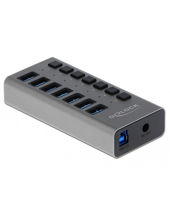 DeLOCK Externe USB 5 Gbps Hub avec 7 ports et interrupteurs