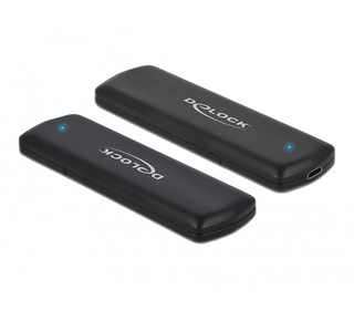 DeLOCK Boitier USB Type-C Combo externe pour M.2 NVMe PCIe ou SATA SSD - sans outil