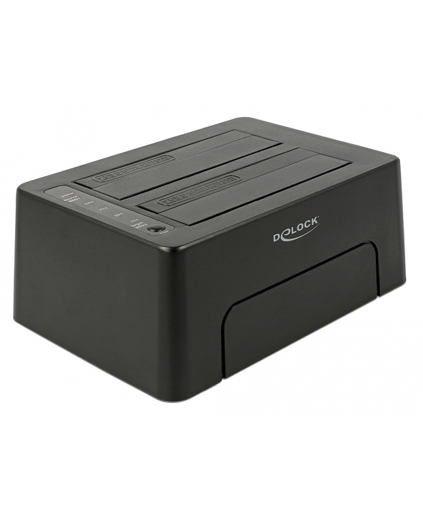 DeLOCK 63957 Station d'accueil de disques de stockage USB 3.2 Gen 2 (3.1 Gen 2) Type-C Noir