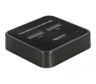 DeLOCK Station d’accueil M.2 pour 2 x SSD M.2 SATA avec fonction de clonage