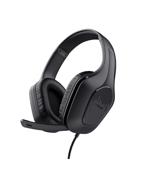 Trust GXT 415 Zirox Casque Avec fil Arceau Jouer Noir