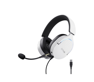 Trust GXT 490 FAYZO Casque Avec fil Arceau Moto USB Type-A Noir, Blanc